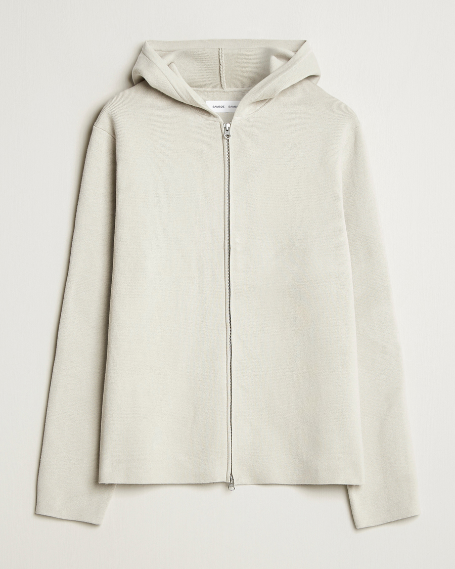 Herre | Trøjer | Samsøe Samsøe | Niklas Full Zip Hoodie Moonstruck