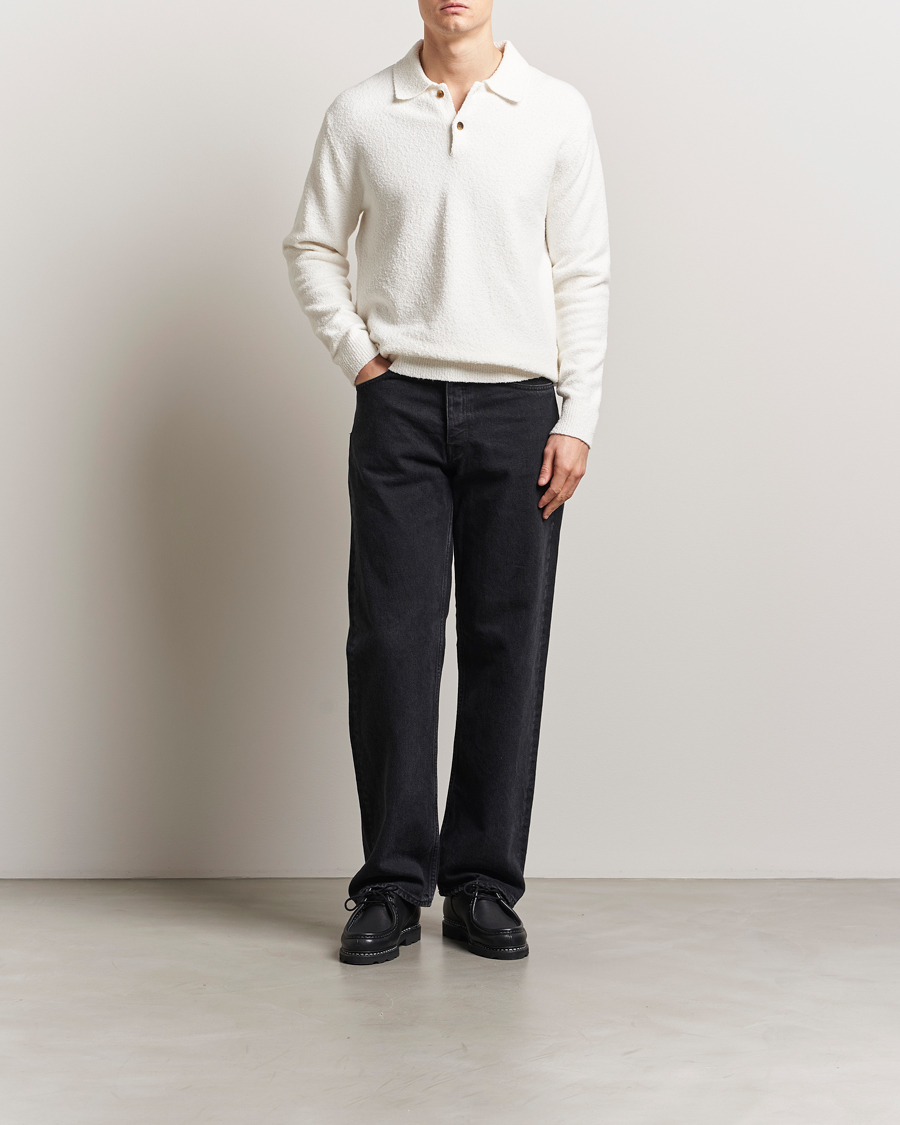 Herre | Trøjer | Samsøe Samsøe | Nino Knitted Polo Clear Cream