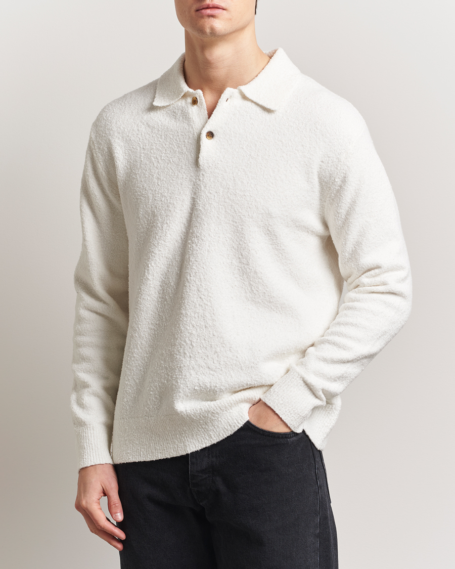 Herre | Trøjer | Samsøe Samsøe | Nino Knitted Polo Clear Cream
