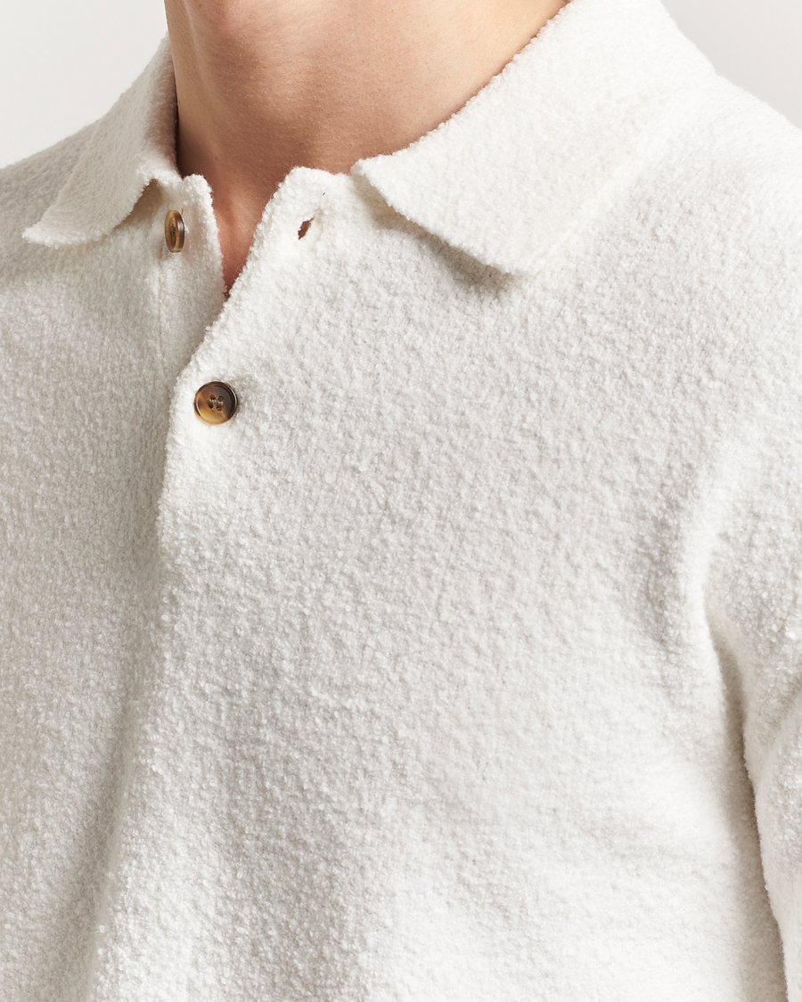 Herre | Trøjer | Samsøe Samsøe | Nino Knitted Polo Clear Cream