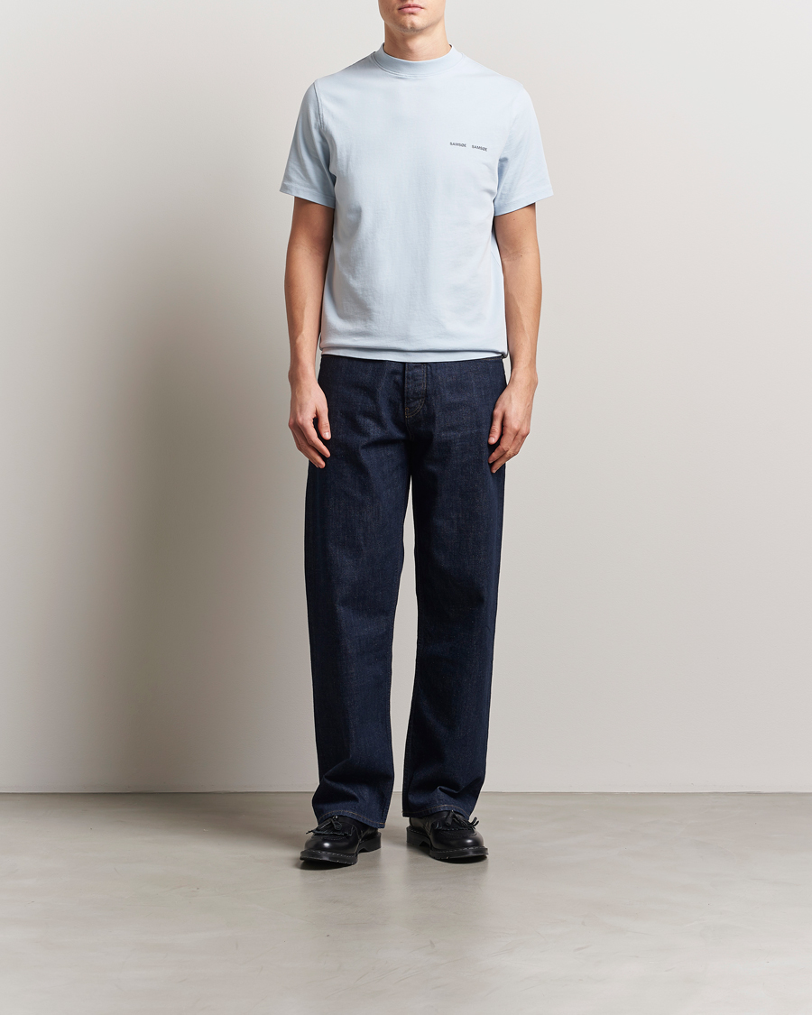 Herre | T-Shirts | Samsøe Samsøe | Norsbro Organic Cotton T-Shirt Skyway