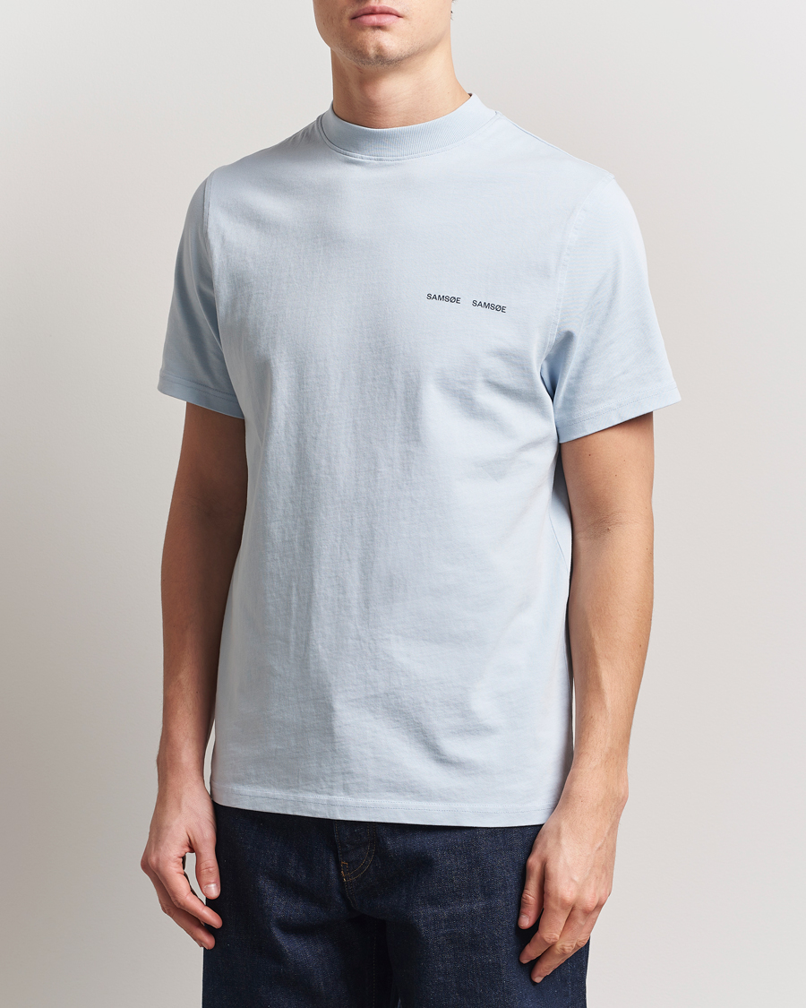 Herre | T-Shirts | Samsøe Samsøe | Norsbro Organic Cotton T-Shirt Skyway