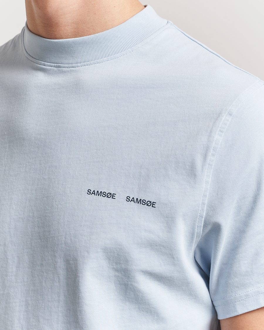Herre | T-Shirts | Samsøe Samsøe | Norsbro Organic Cotton T-Shirt Skyway