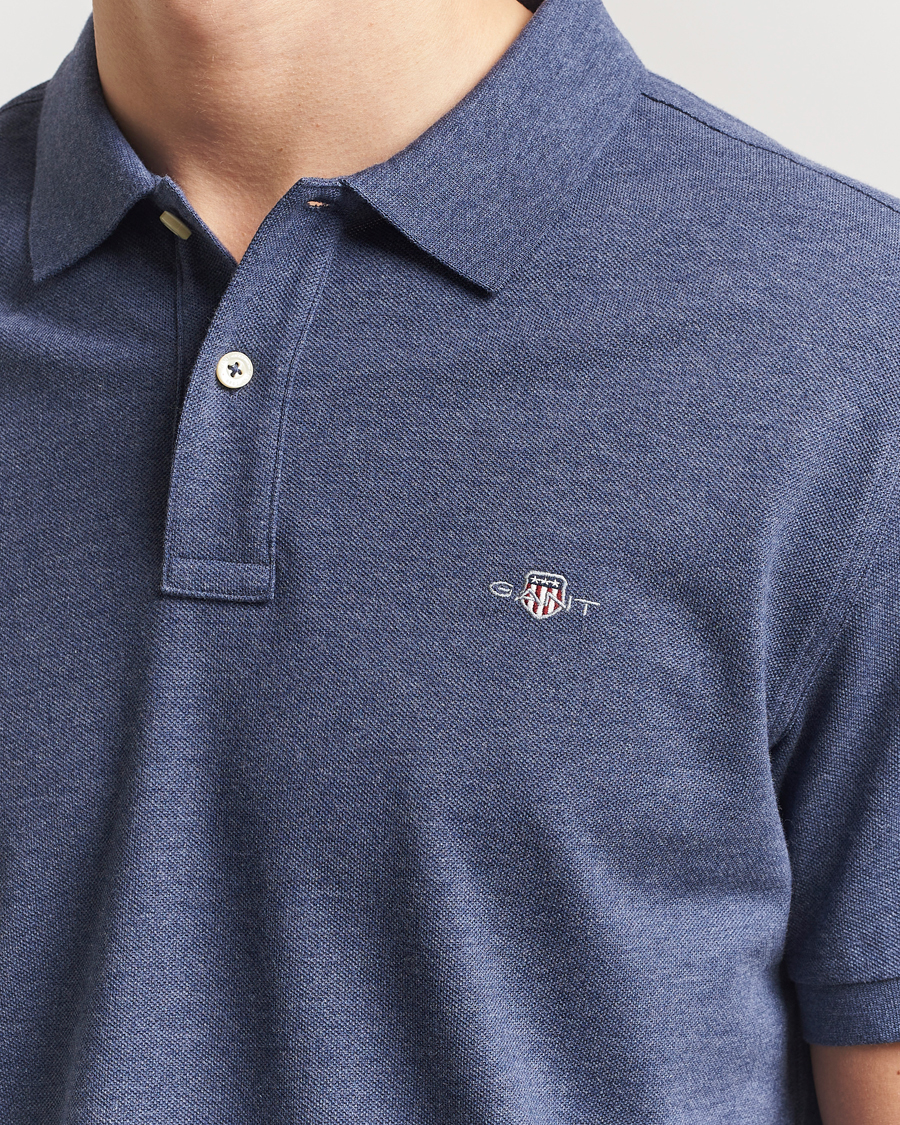 Herre | Polotrøjer | Gant | The Original Polo Dark Jeans Melange