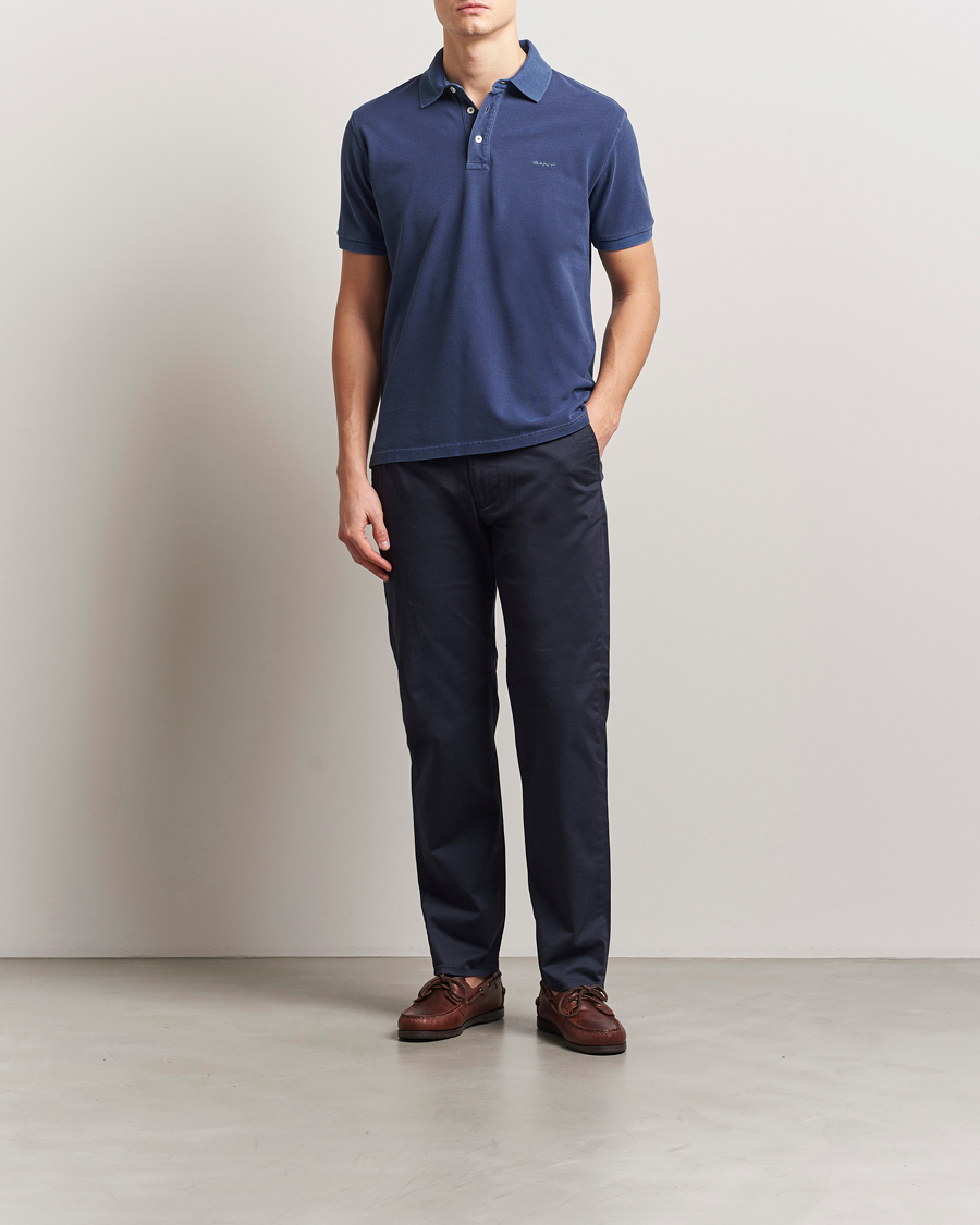 Herre | Polotrøjer | Gant | Sunfaded Polo Persian Blue