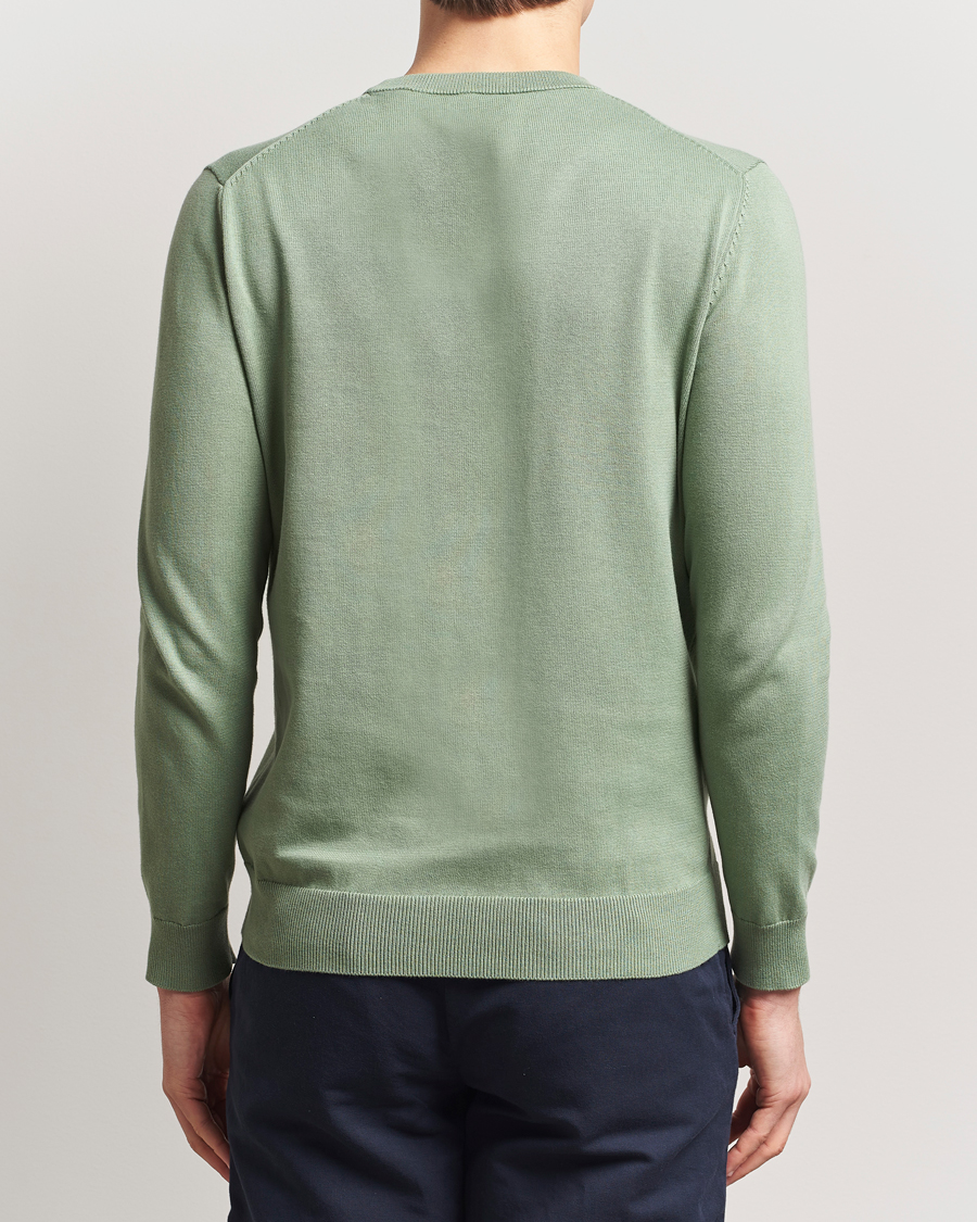 Herre | Trøjer | GANT | Classic Cotton Crew Neck Kalamata Green