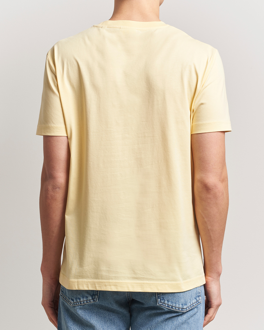 Herre | T-Shirts | GANT | Printed T-Shirt Dusty Yellow