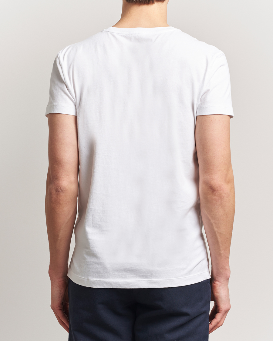 Herre | T-Shirts | Gant | 2-Pack Crew Neck T-Shirt Black/White