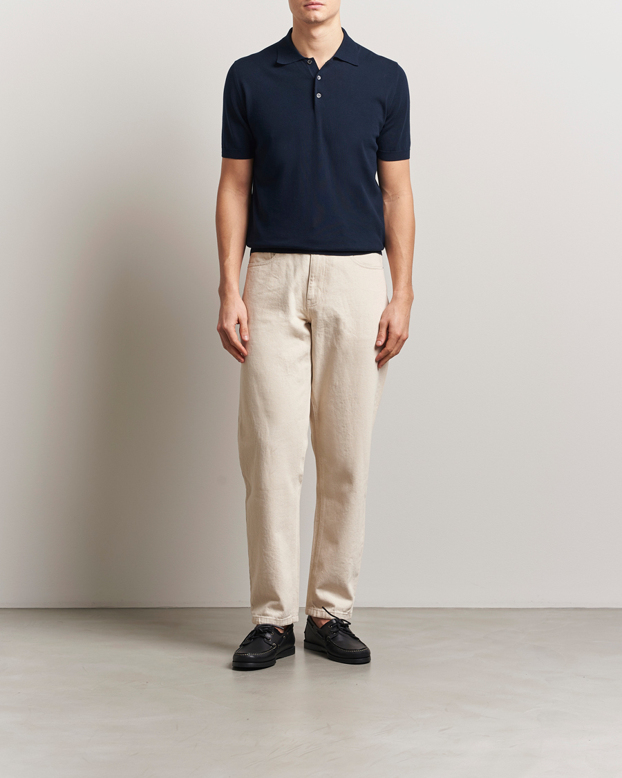 Herre | Polotrøjer | Altea | Short Sleeve Cotton Polo Navy