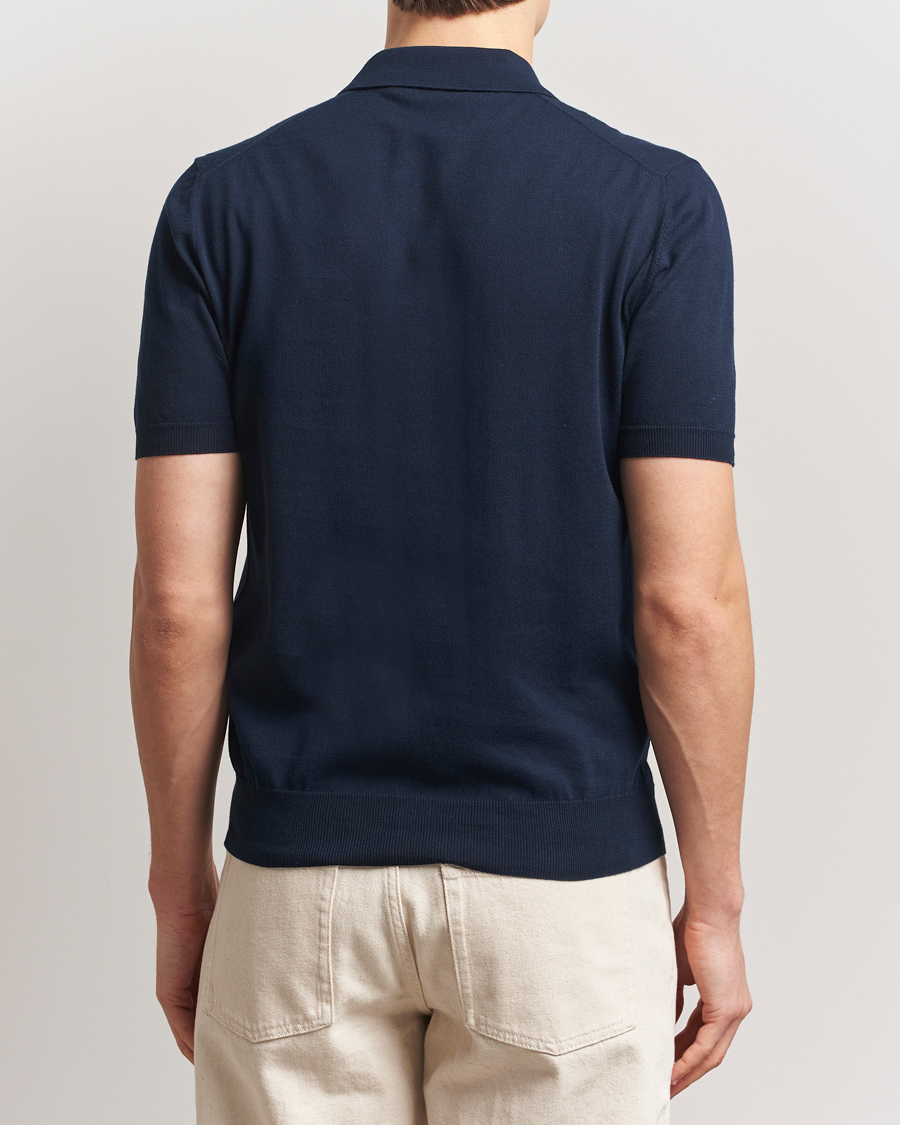 Herre | Polotrøjer | Altea | Short Sleeve Cotton Polo Navy