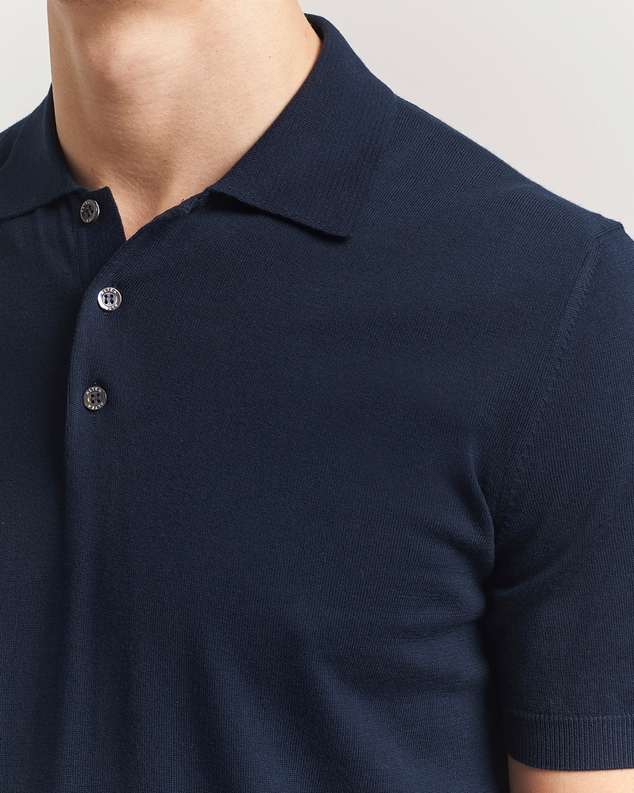 Herre | Polotrøjer | Altea | Short Sleeve Cotton Polo Navy