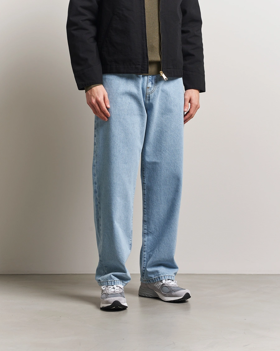 Herre | Jeans | Carhartt WIP | Landon Pant Robertson Denim Blue Bleached