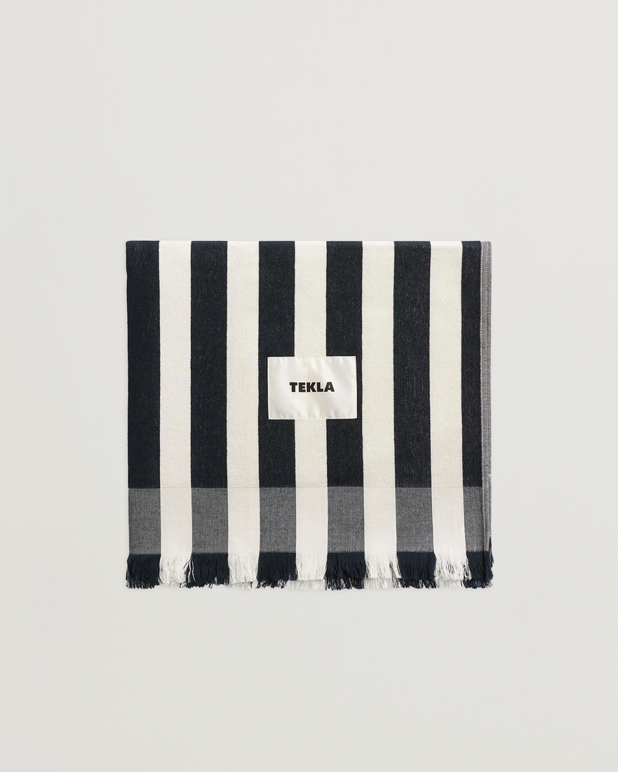 Herre | Tekstiler | Tekla | Organic Terry Beach Towel Cala Stripes