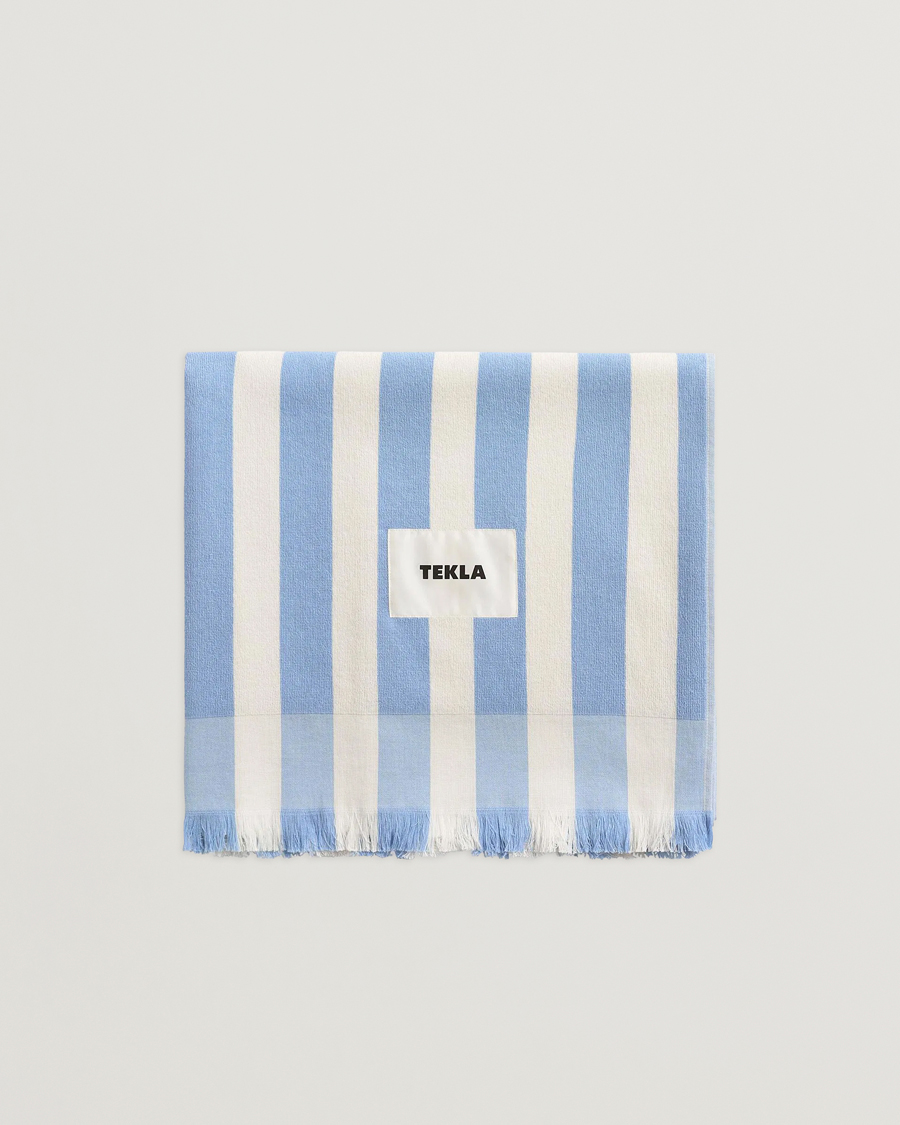 Herre | Tekstiler | Tekla | TeklaOrganic Terry Beach TowelMoro Stripes