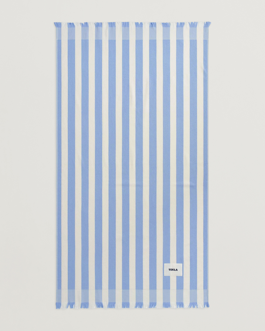 Herre | Tekstiler | Tekla | TeklaOrganic Terry Beach TowelMoro Stripes