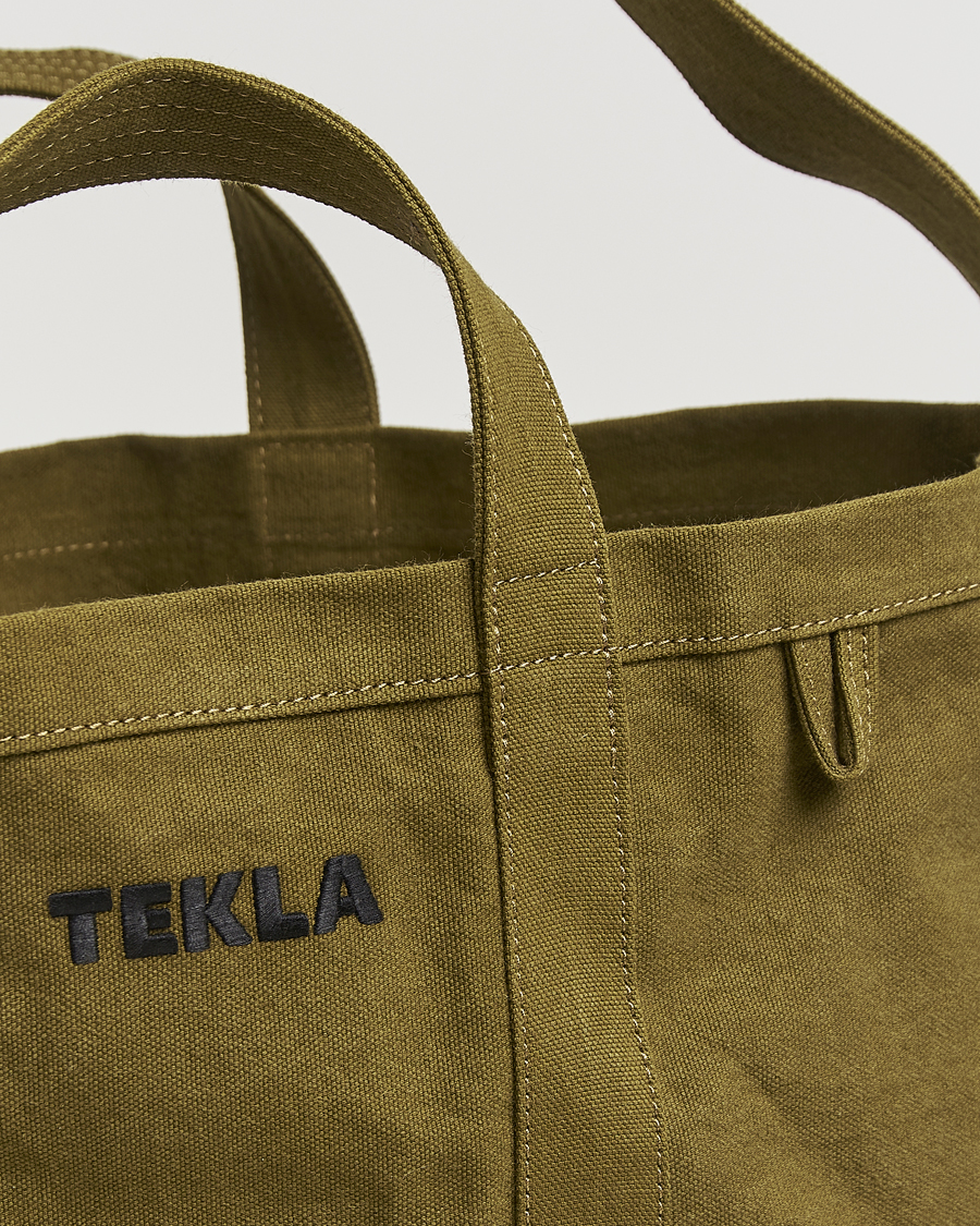 Herre | Tasker | Tekla | Beach Bag Olive