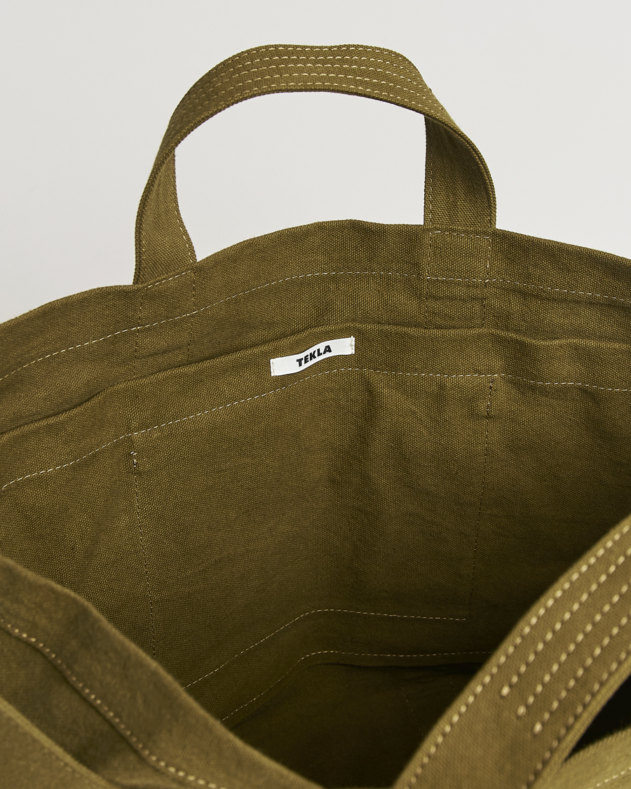Herre | Tasker | Tekla | Beach Bag Olive