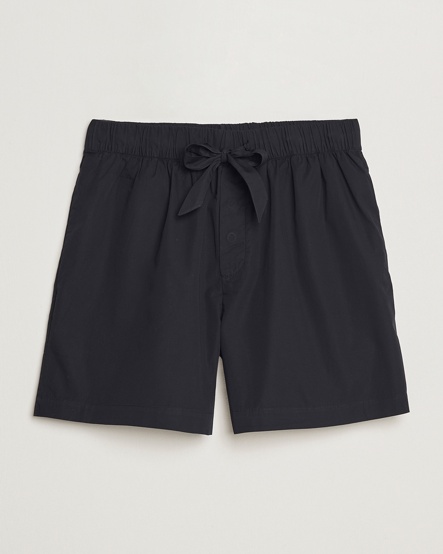 Herre | Pyjamas & Morgenkåber | Tekla | Poplin Pyjama Shorts All Black