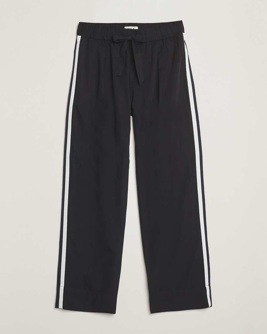 Herre | Pyjamas & Morgenkåber | Tekla | Grosgrain Stripes Pyjama Pants All Black