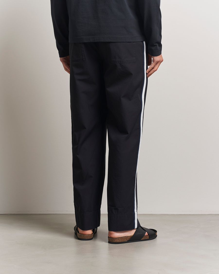 Herre | Pyjamas & Morgenkåber | Tekla | Grosgrain Stripes Pyjama Pants All Black