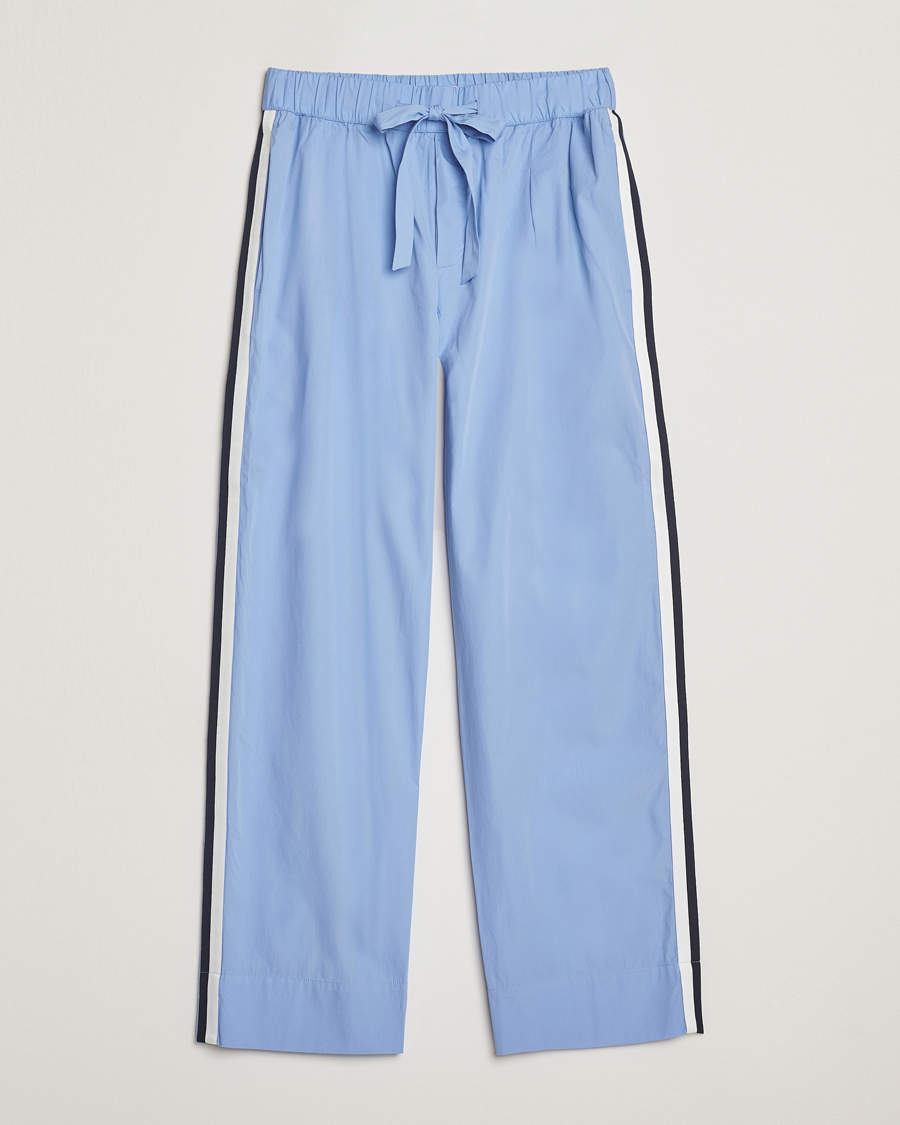 Herre | Pyjamas & Morgenkåber | Tekla | Grosgrain Stripes Pyjama Pants Cornflower Blue