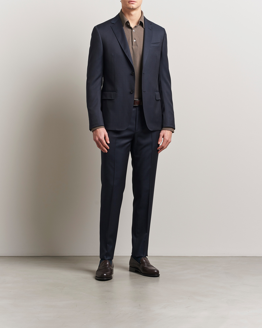 Herre | Jakkesæt | Zegna | Tailored Wool Suit Navy