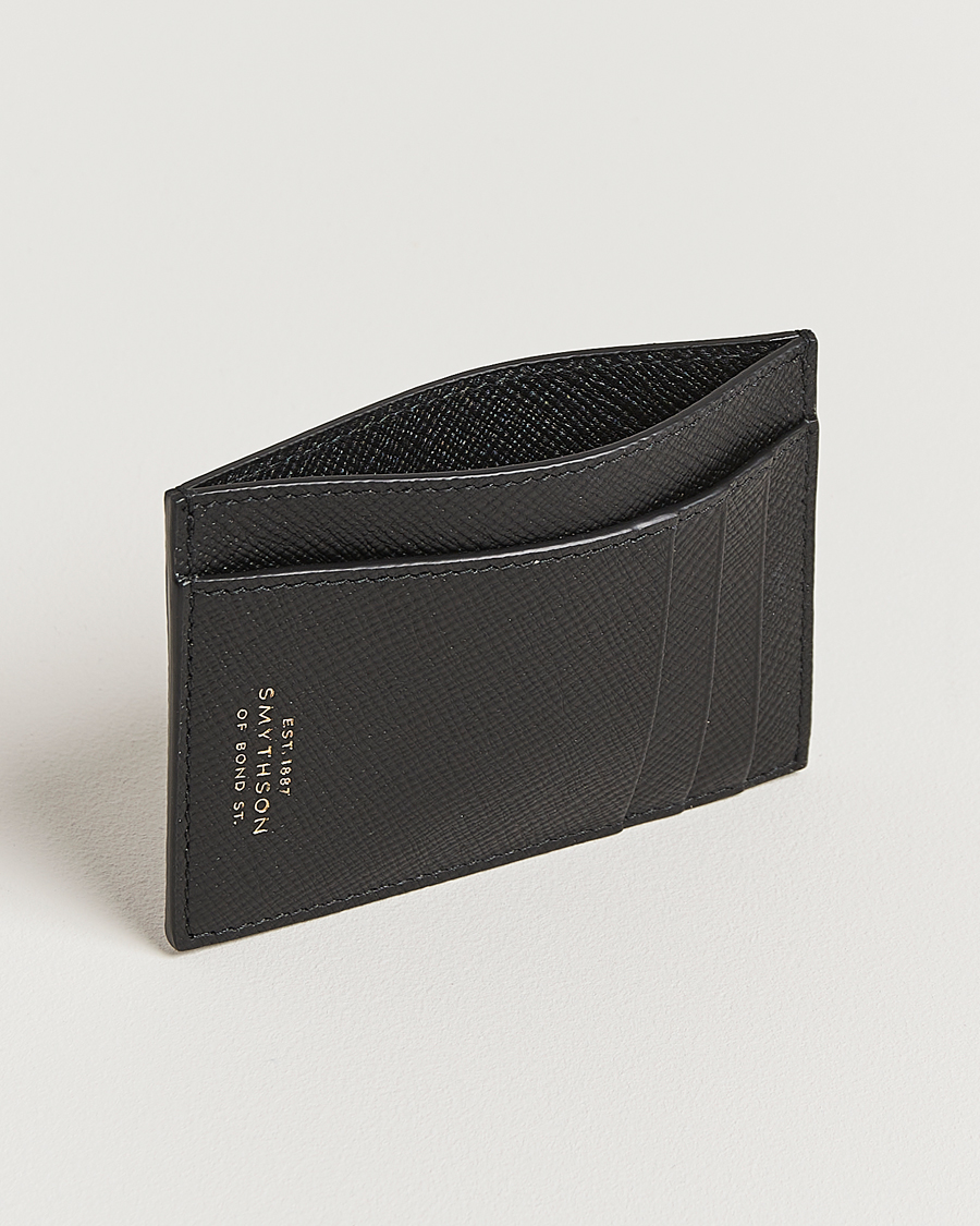 Herre | Punge | Smythson | Panama 773 Cardholder Black