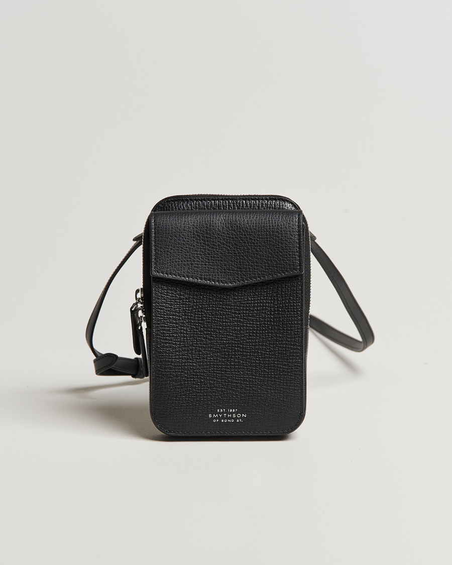 Herre | Tasker | Smythson | Ludlow Crossbody Pouch Black