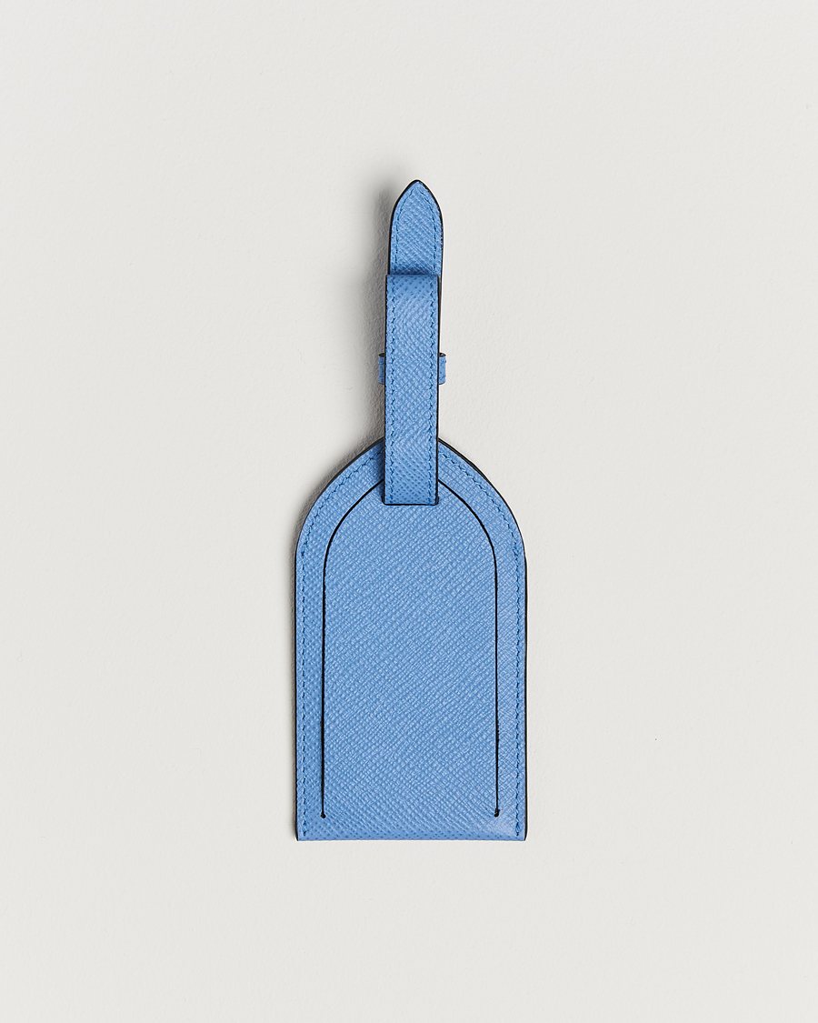Herre | Til hjemmet | Smythson | Panama Luggage Tag Nile Blue