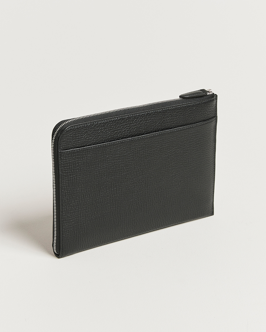 Herre | Tasker | Smythson | Ludlow Flat Organiser Pouch Black