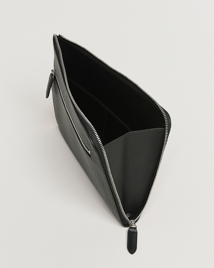 Herre | Tasker | Smythson | Ludlow Flat Organiser Pouch Black