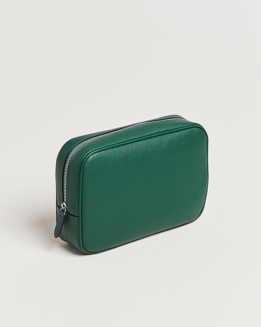 Herre | Smythson Panama Organiser Tech Pouch Forest Green | Smythson | Panama Organiser Tech Pouch Forest Green