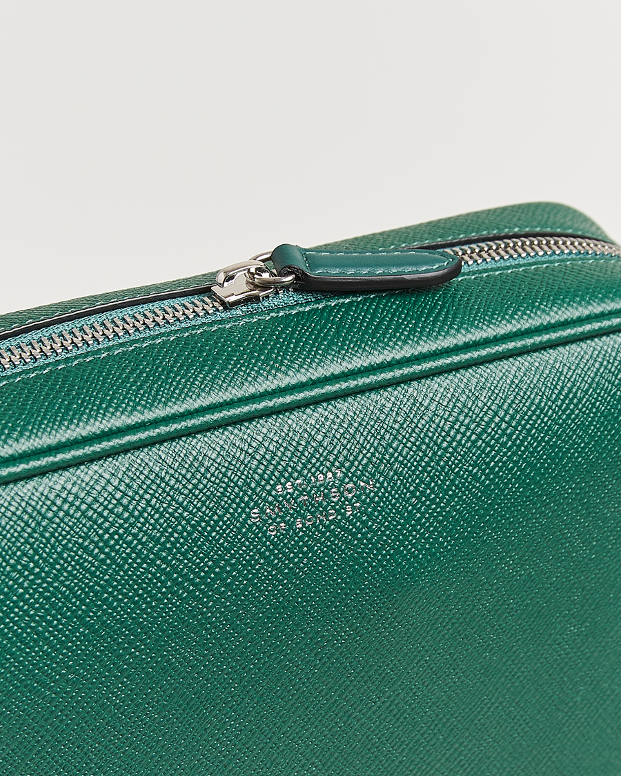 Herre | Smythson Panama Organiser Tech Pouch Forest Green | Smythson | Panama Organiser Tech Pouch Forest Green