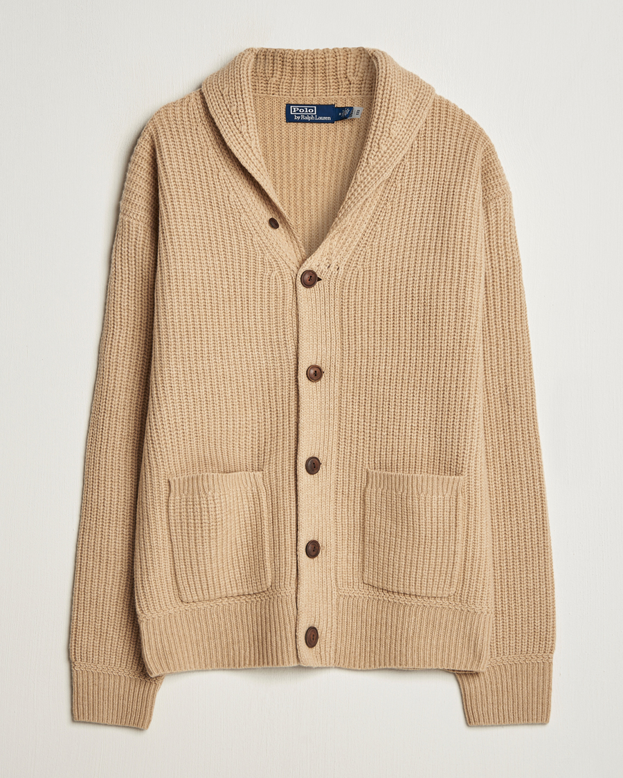 Herre | Trøjer | Polo Ralph Lauren | Wool/Cashmere Cardigan Dune Melange