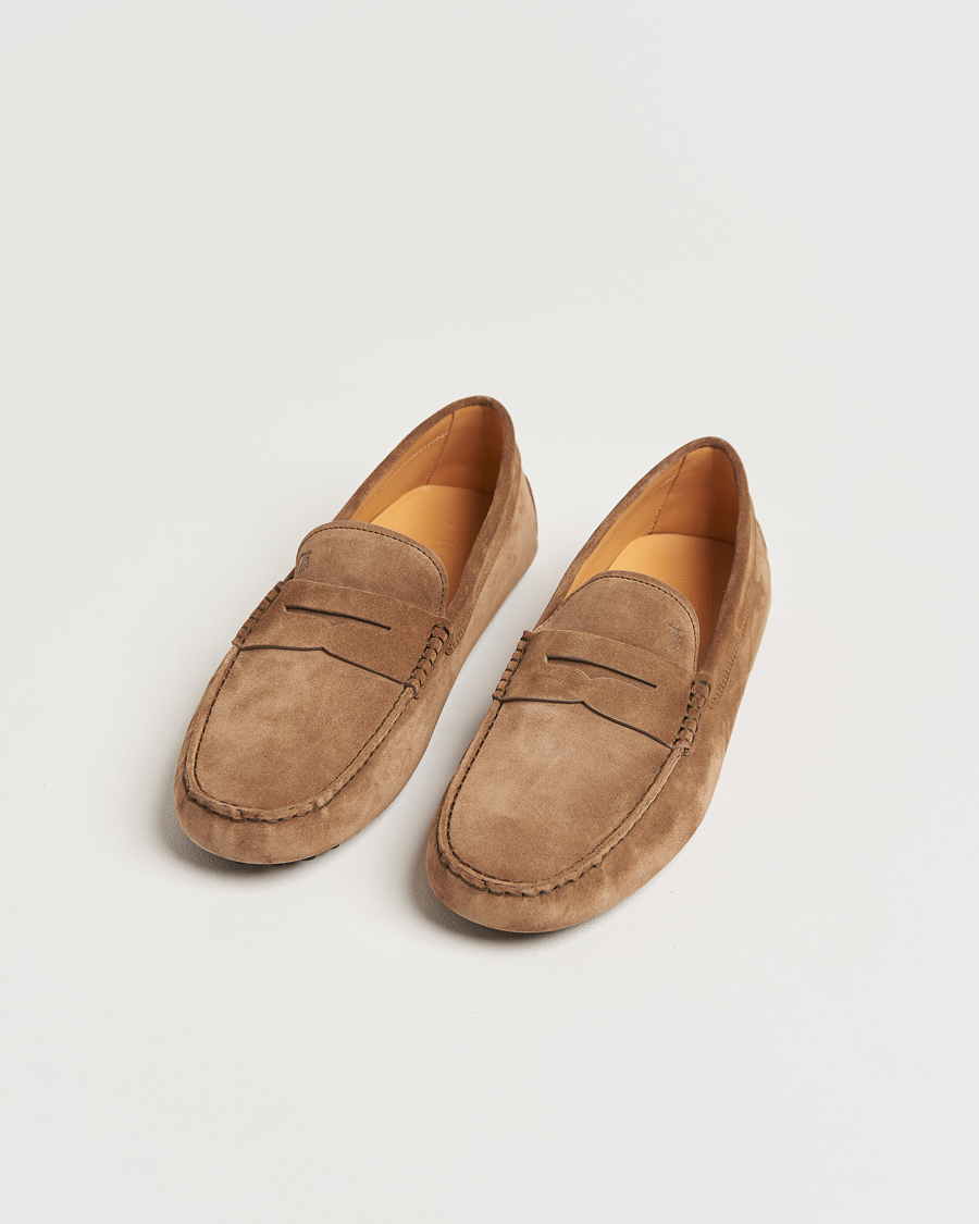 Herre | Mokkasiner | Tod's | Gommino Carshoe Brown Suede