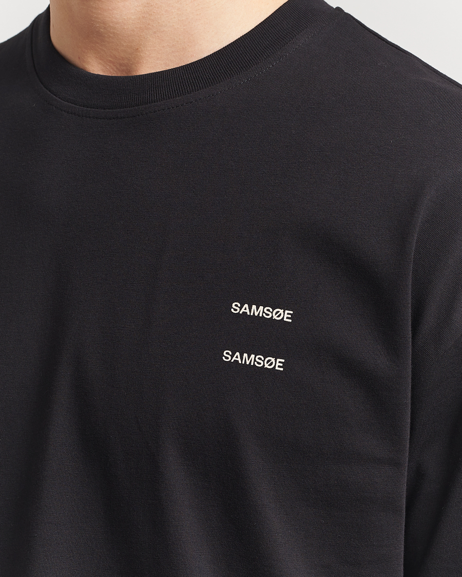 Herre | T-Shirts | Samsøe Samsøe | Joel Organic Cotton T-Shirt Black