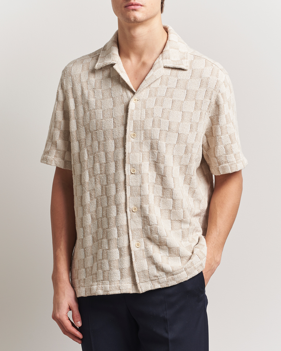 Herre | Skjorter | J.Lindeberg | Torpa Resort Jersey Shirt Moonbeam