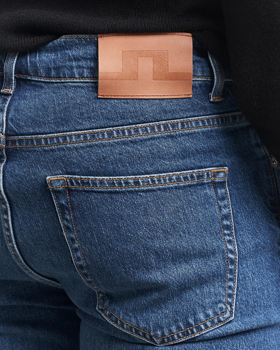 Herre | Jeans | J.Lindeberg | Jax Washed Slim Jeans Mid Blue