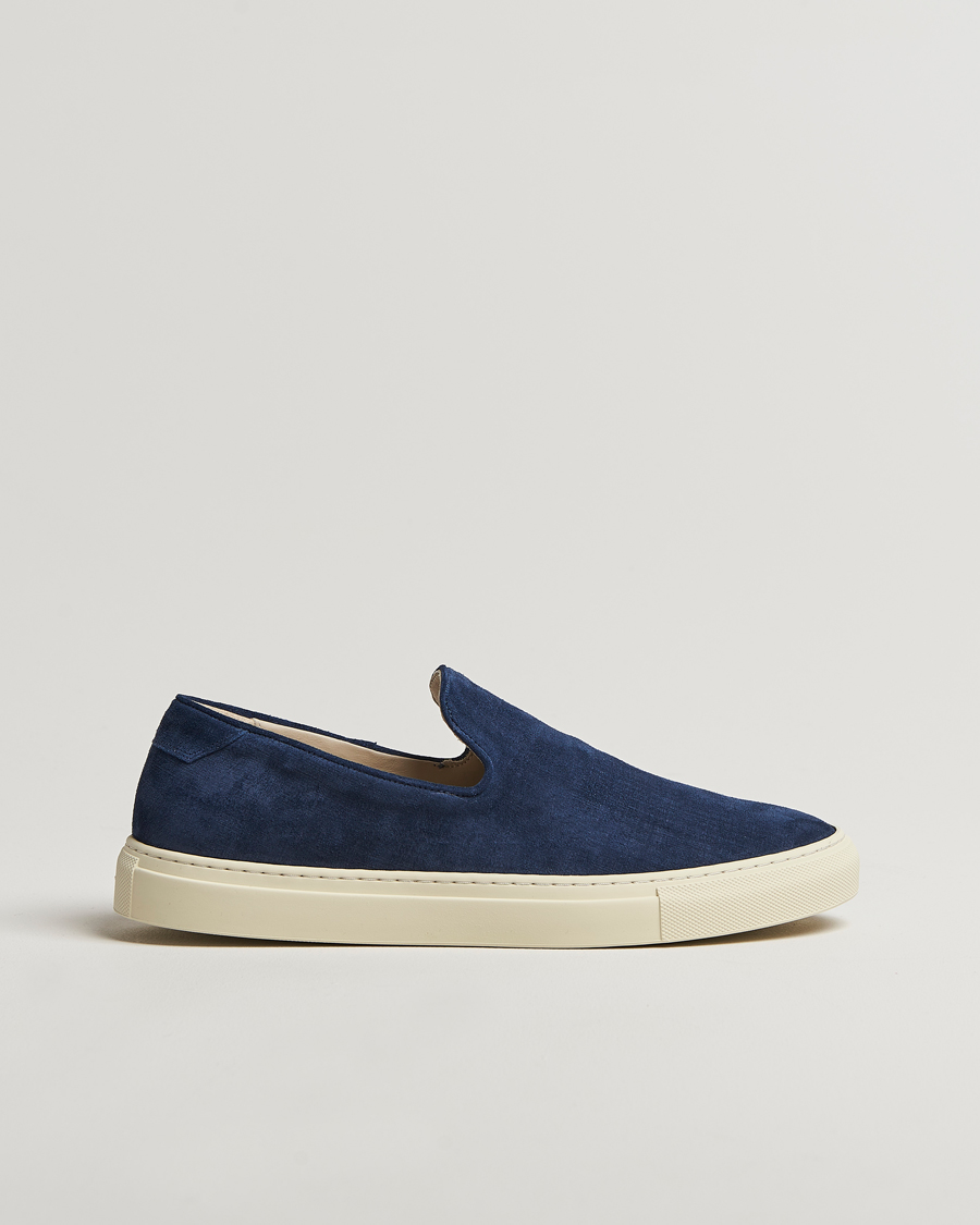 Herre | Loafers | CQP | Jetty Suede Sneaker Loafer Washed Navy