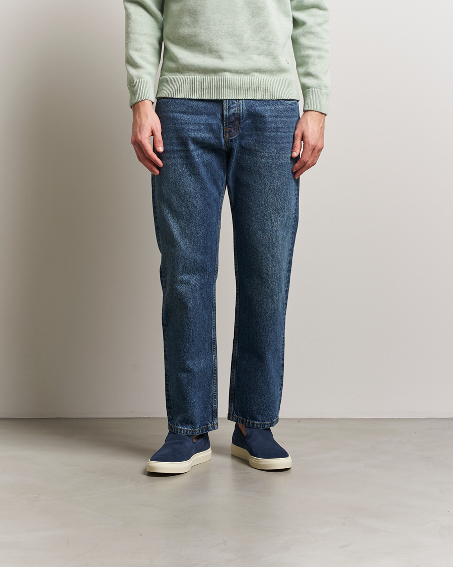 Herre | Loafers | CQP | Jetty Suede Sneaker Loafer Washed Navy