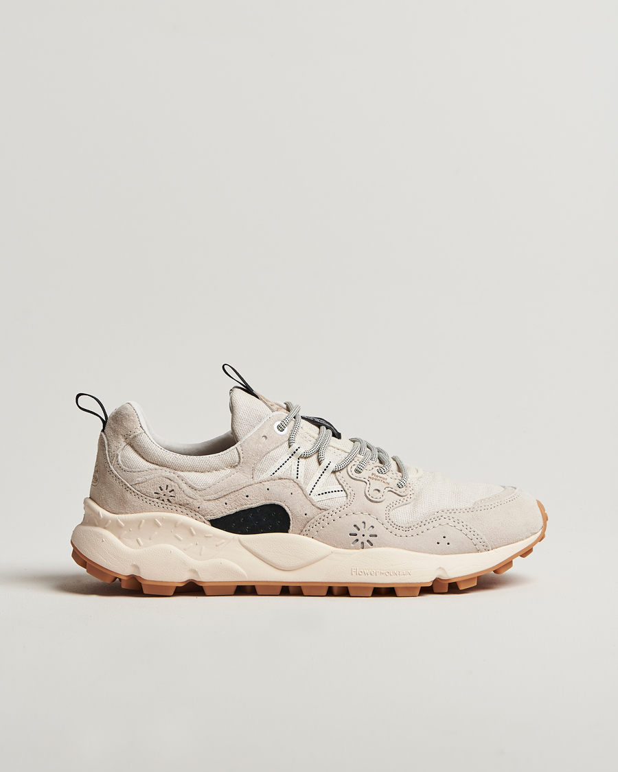 Herre | Flower Mountain Yamano 3 Suede/Nylon Sneaker Beige | Flower Mountain | Yamano 3 Suede/Nylon Sneaker Beige