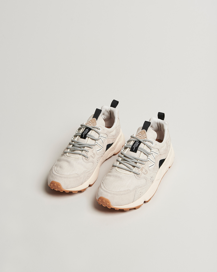 Herre | Flower Mountain Yamano 3 Suede/Nylon Sneaker Beige | Flower Mountain | Yamano 3 Suede/Nylon Sneaker Beige