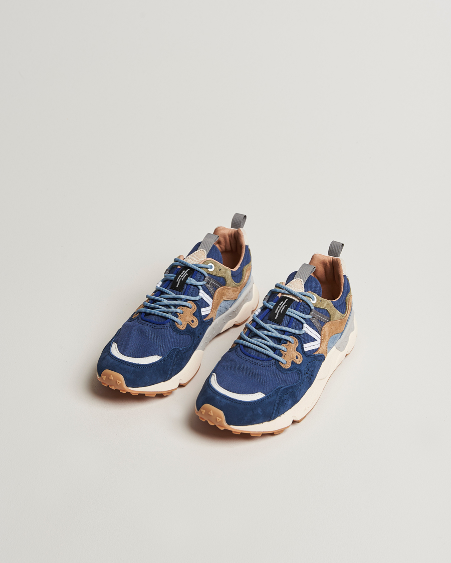 Herre | Sneakers | Flower Mountain | Yamano 3 Suede/Canvas Sneaker Navy