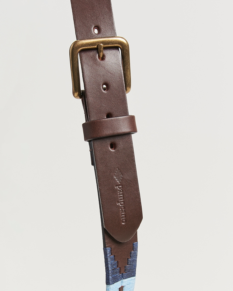 Herre | Bælter | Pampeano | Multi Hand Stitched Classic Leather Belt 3,5cm