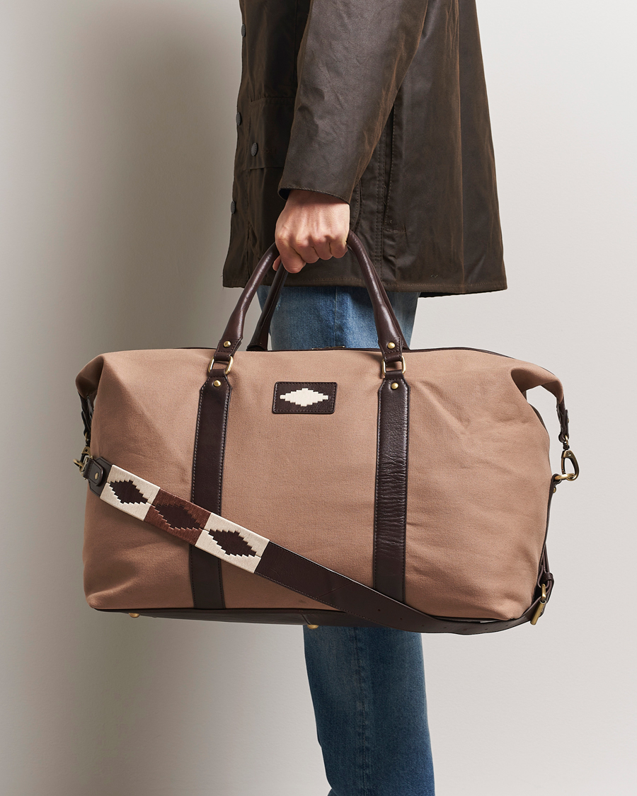 Herre | Tasker | Pampeano | Cabballero Large Canvas Weekend Bag Khaki