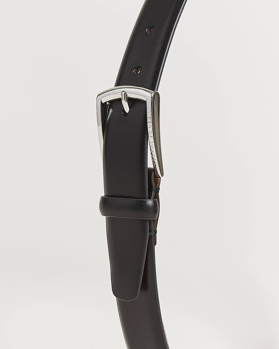 Herre | Bælter | Tiger of Sweden | Asenby Leather 3 cm Belt Black