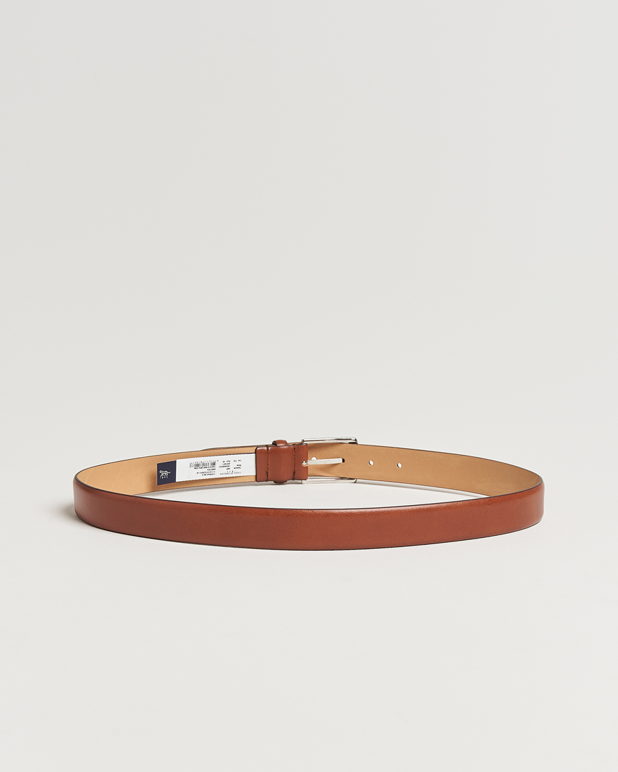 Herre | Bælter | Tiger of Sweden | Asenby Leather 3 cm Belt Cognac