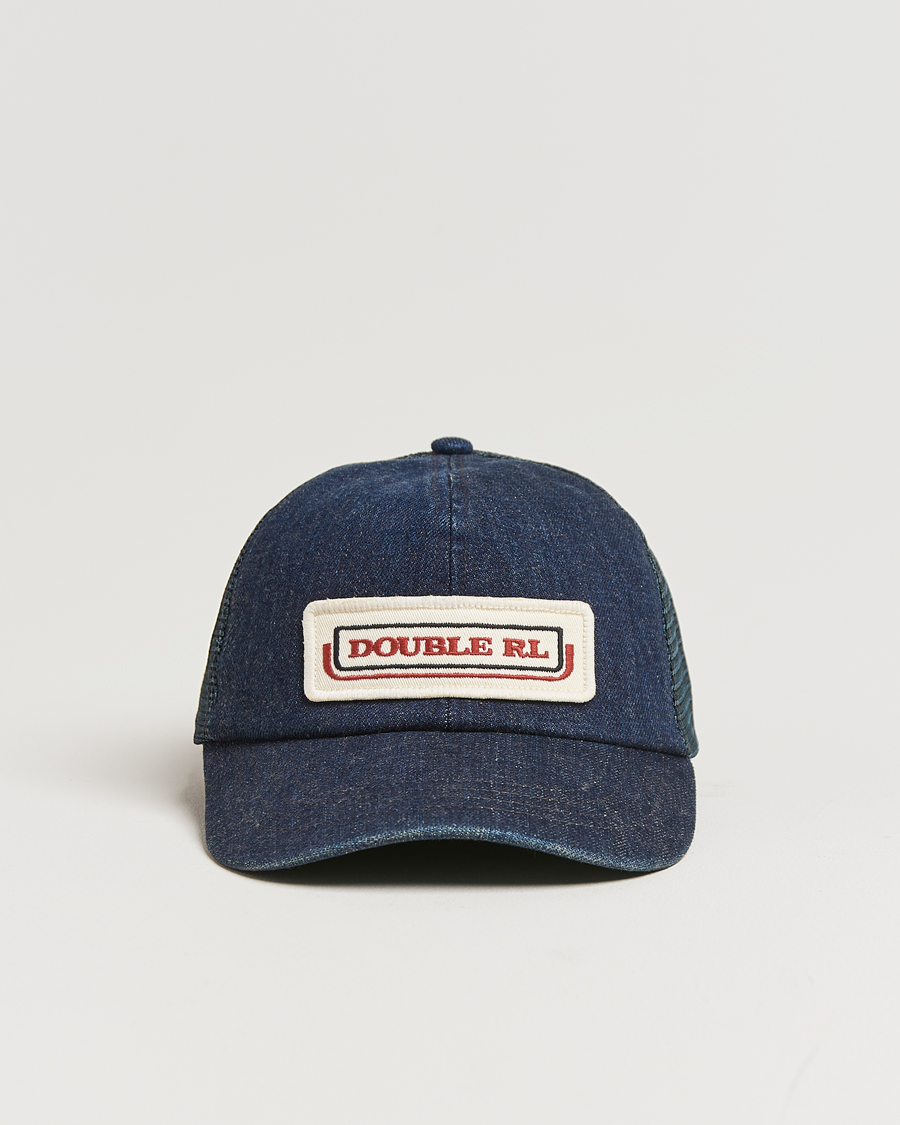 Herre | RRL Mesh Trucker Cap Indigo | RRL | Mesh Trucker Cap Indigo