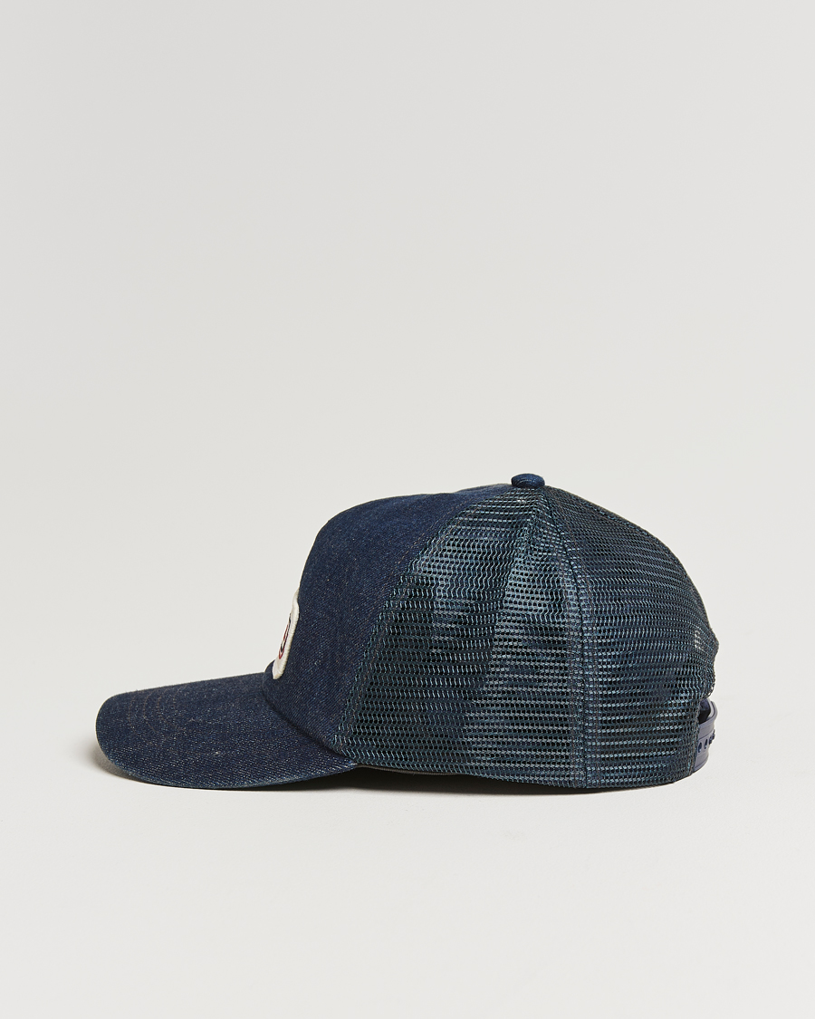 Herre | RRL Mesh Trucker Cap Indigo | RRL | Mesh Trucker Cap Indigo