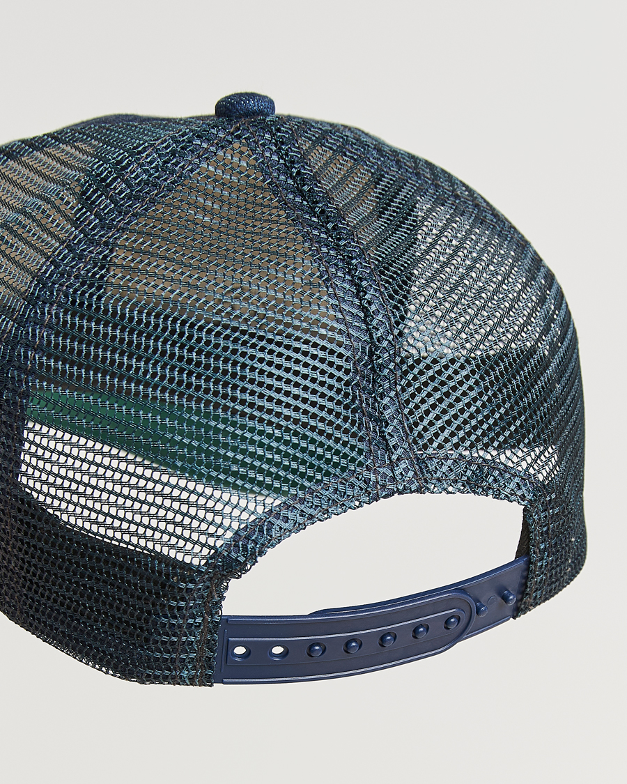 Herre | RRL Mesh Trucker Cap Indigo | RRL | Mesh Trucker Cap Indigo